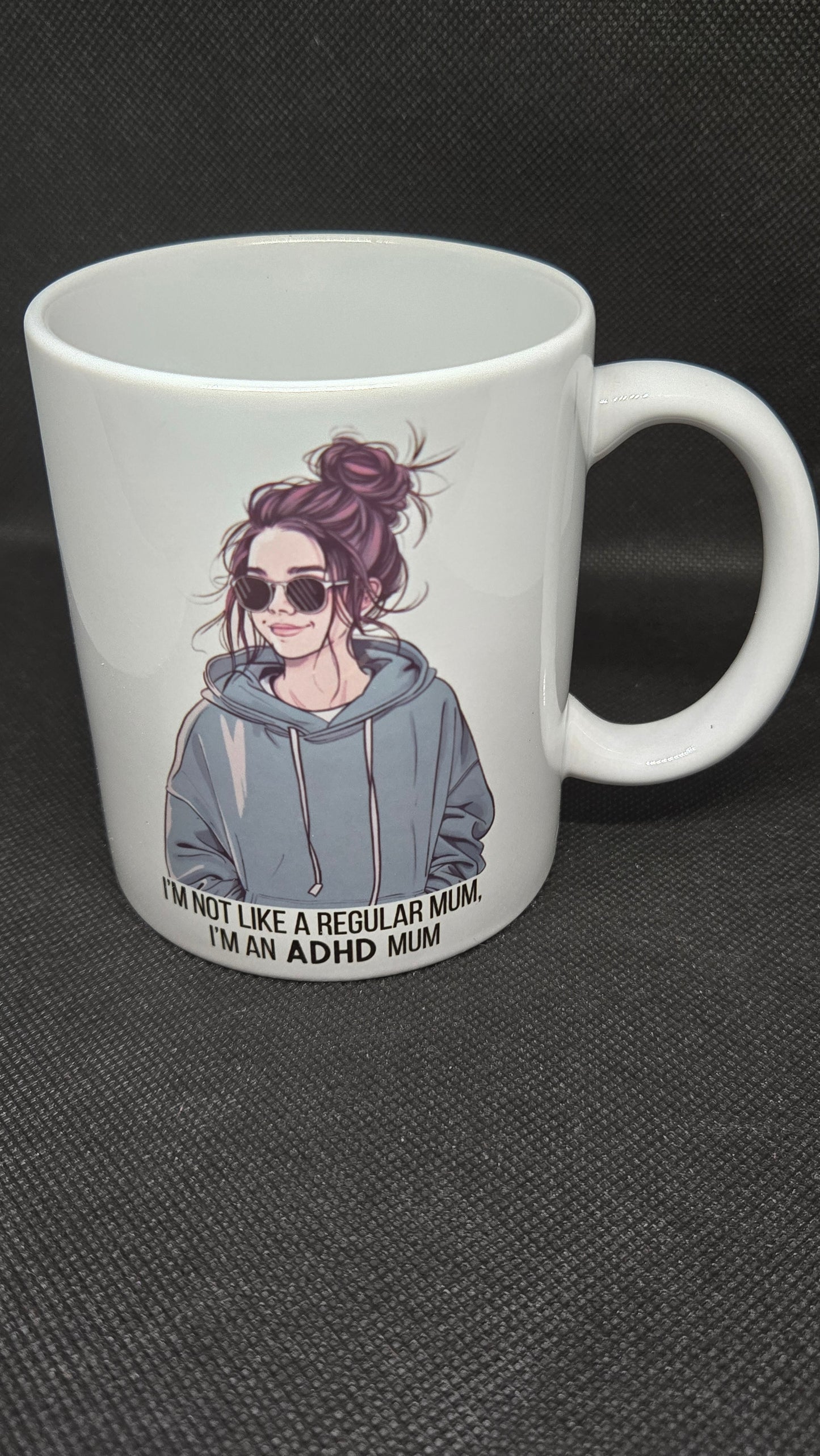 Adhd mum 11oz mug and coaster