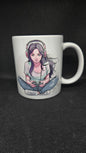 Gamer girl mug and coaster