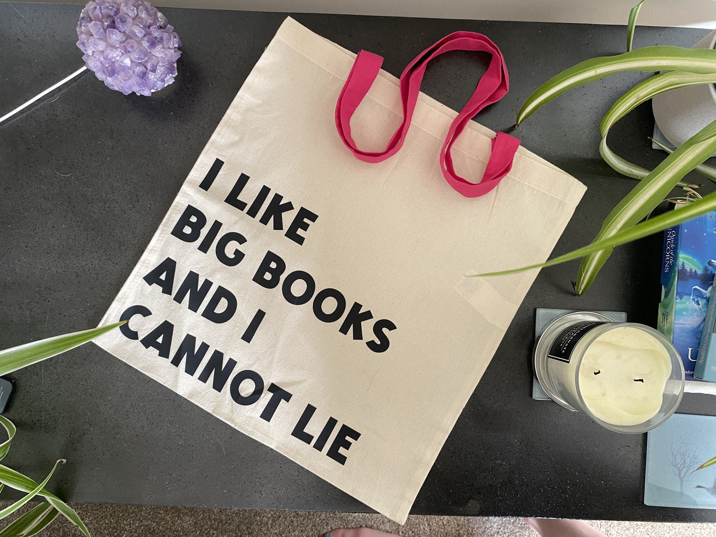 I Like big books and i cannot lie tote bag